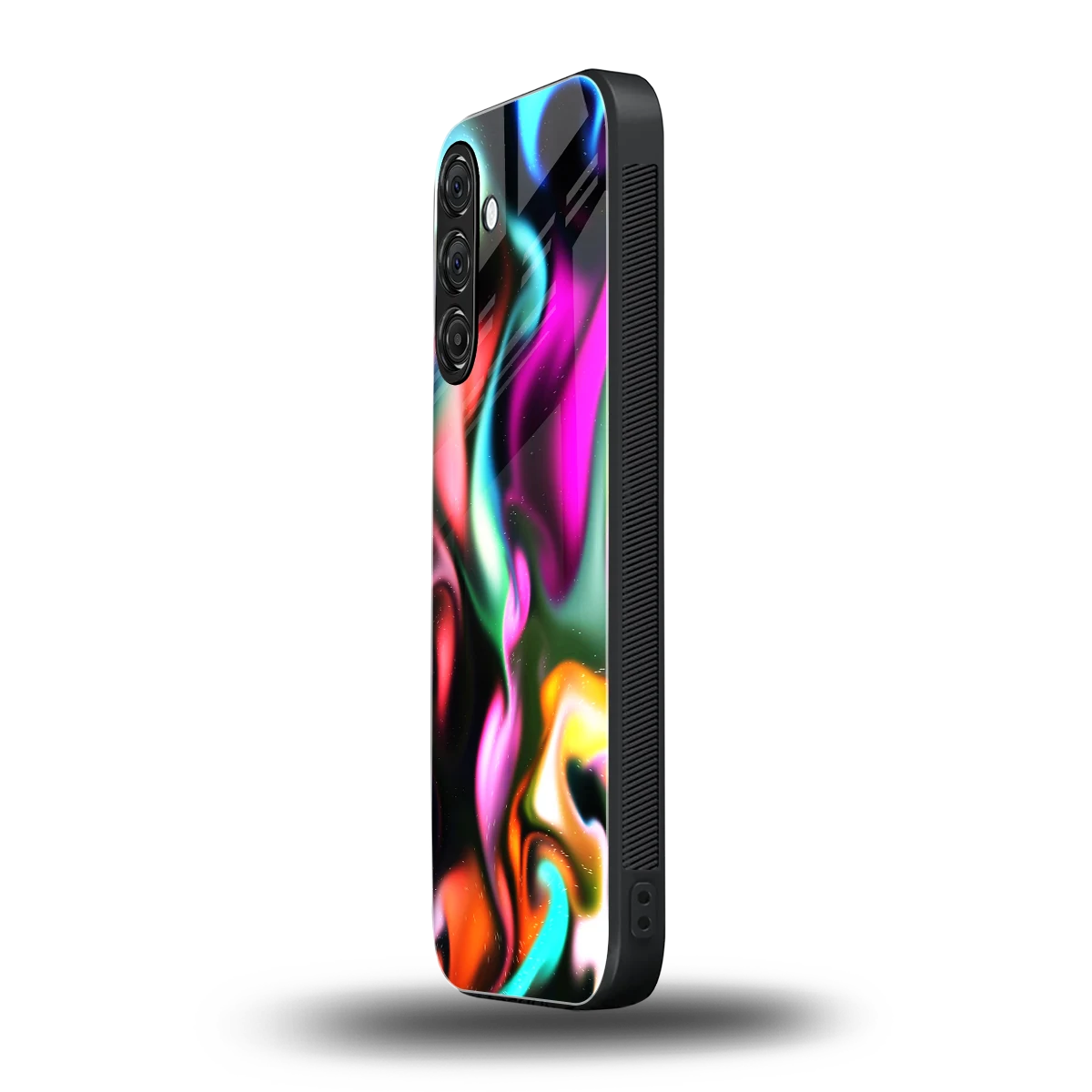 Aurora Glow samsung galaxy m35 5g mobile cover | shockproof glass phone case