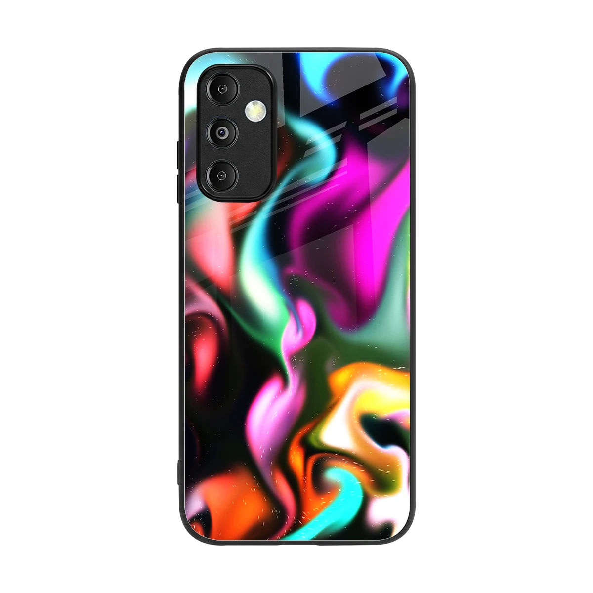 Aurora Glow back phone cover | glass case for samsung galaxy m14 5g