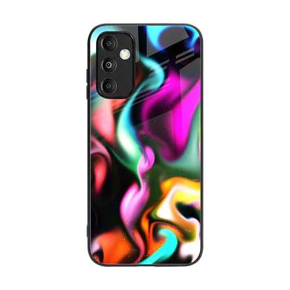 Aurora Glow back phone cover | glass case for samsung galaxy m14 5g