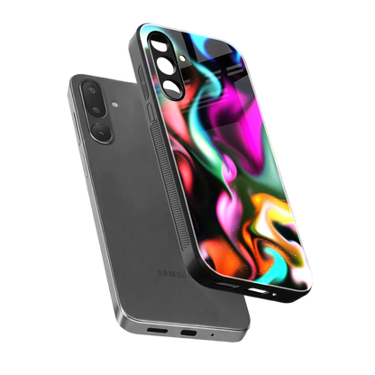 Aurora Glow sleek samsung galaxy m36 5g cover with tempered glass back and TPU edges