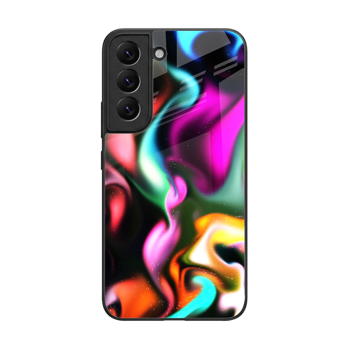 Aurora Glow back phone cover | glass case for samsung galaxy s22