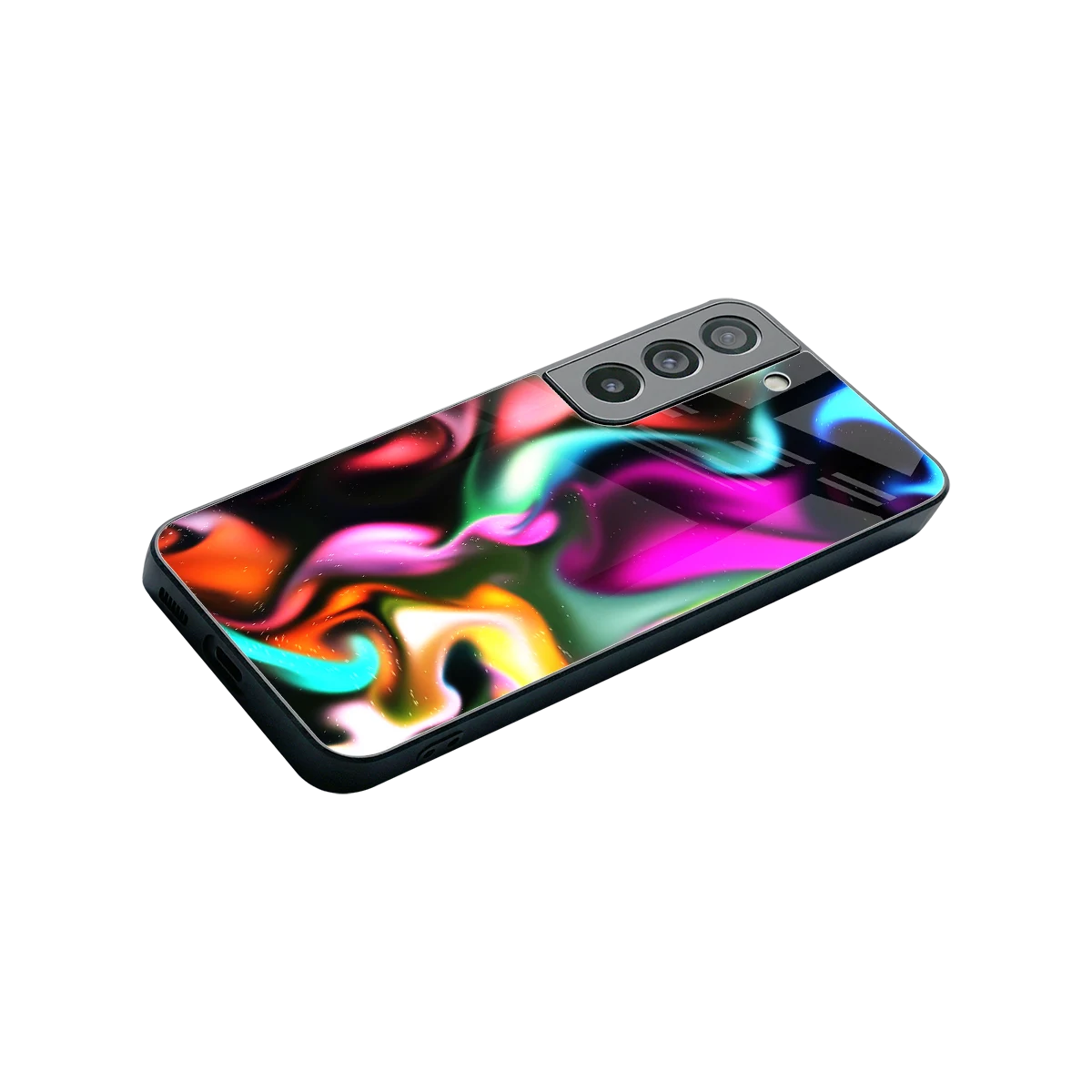 Aurora Glow stylish phone case for samsung galaxy s22 | glossy glass and slim fit