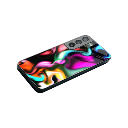 Aurora Glow stylish phone case for samsung galaxy s22 | glossy glass and slim fit