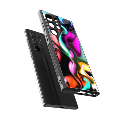 Aurora Glow sleek samsung galaxy s23 ultra cover with tempered glass back and TPU edges