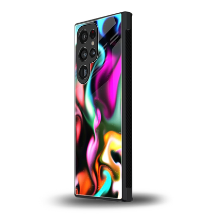 Aurora Glow samsung galaxy s23 ultra mobile cover | shockproof glass phone case