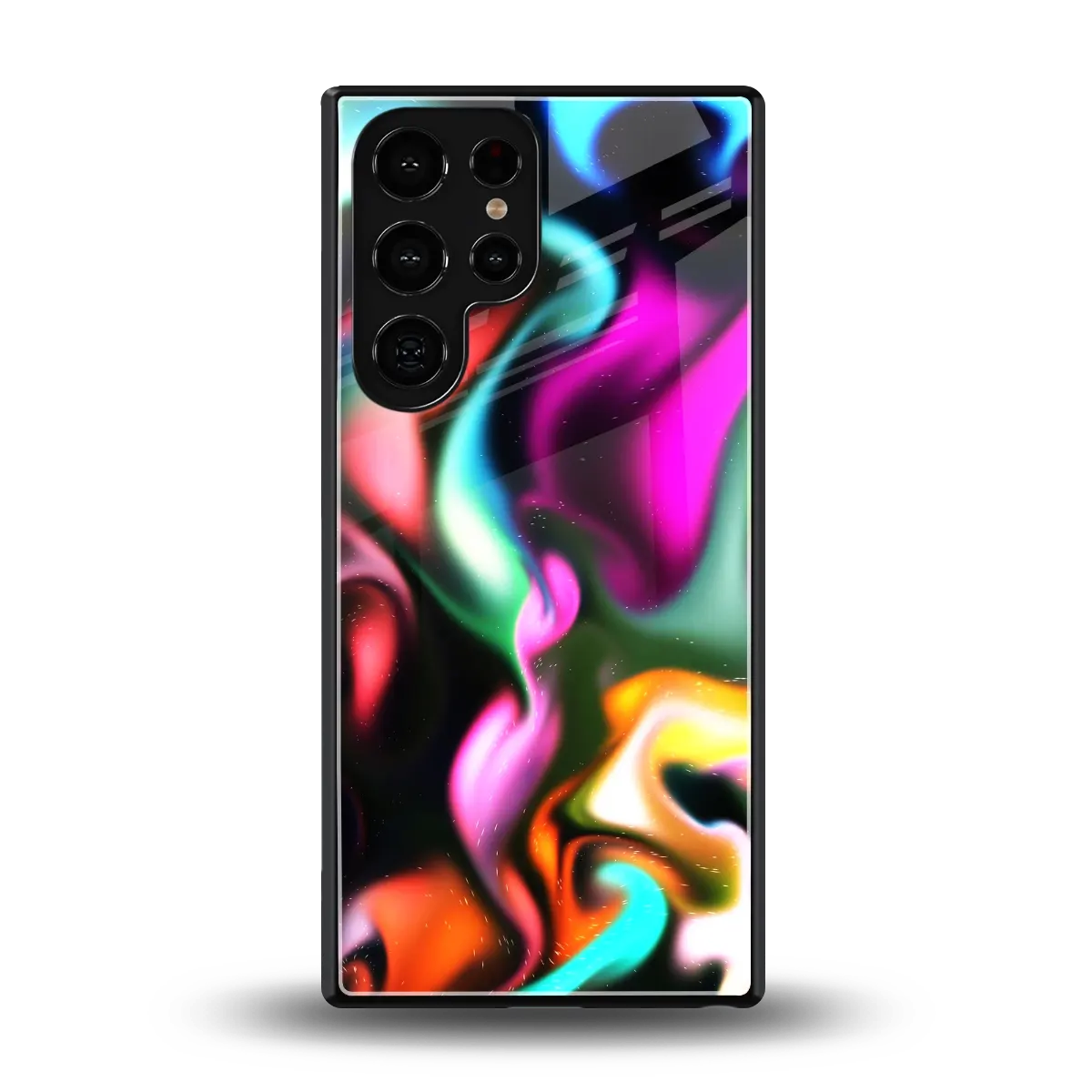 Aurora Glow back phone cover | glass case for samsung galaxy s25 ultra