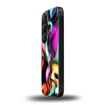 Aurora Glow samsung galaxy s24 mobile cover | shockproof glass phone case