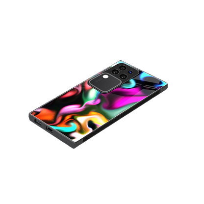 Aurora Glow stylish phone case forvivo v30 pro | glossy glass and slim fit