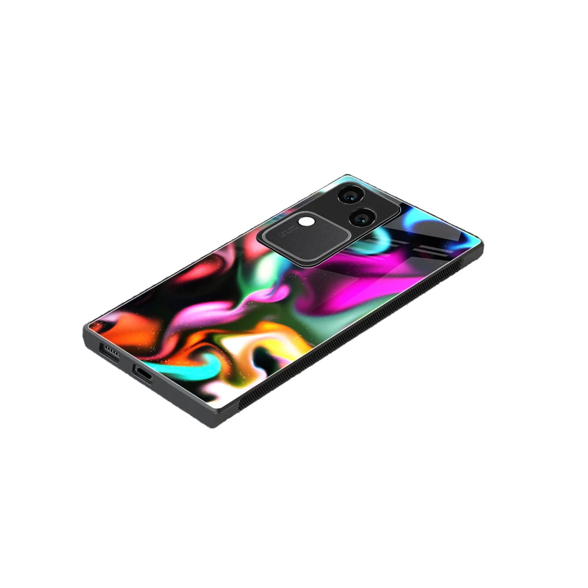 Aurora Glow stylish phone case for vivo v30 | glossy glass and slim fit