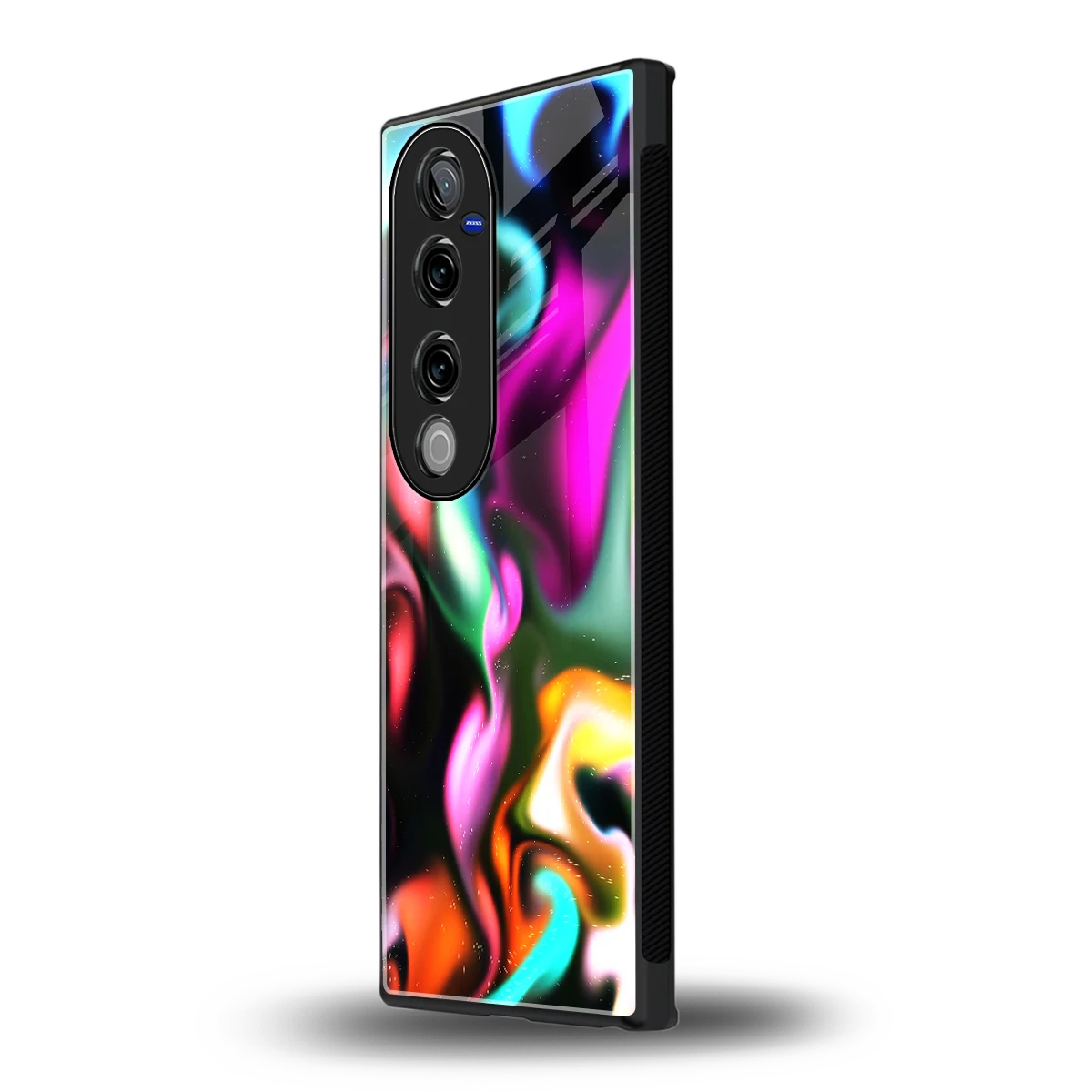 Aurora Glow vivo v40 pro mobile cover | shockproof glass phone case