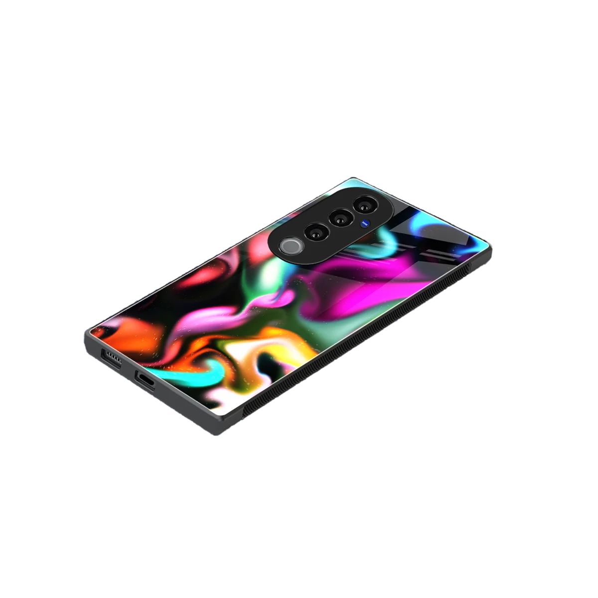 Aurora Glow stylish phone case for vivo v40 pro | glossy glass and slim fit