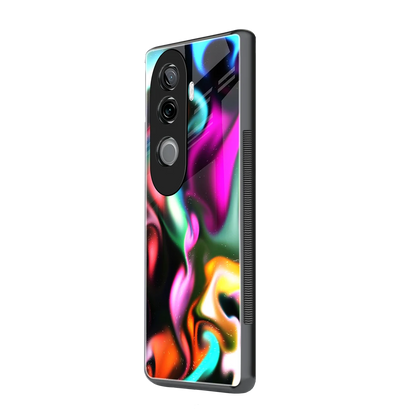 Aurora Glow vivo v40e mobile cover | shockproof glass phone case