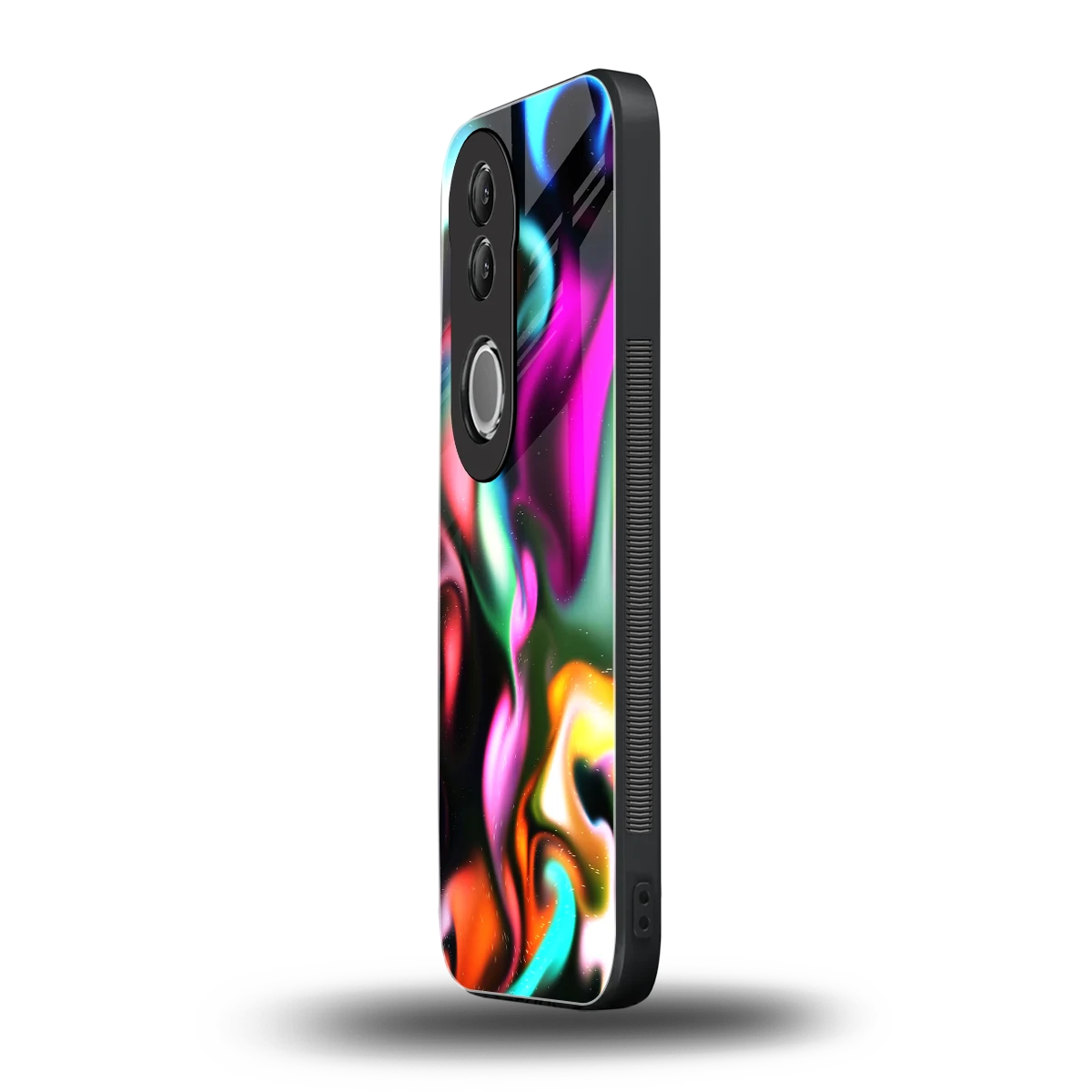 Aurora Glow vivo v50 mobile cover | shockproof glass phone case