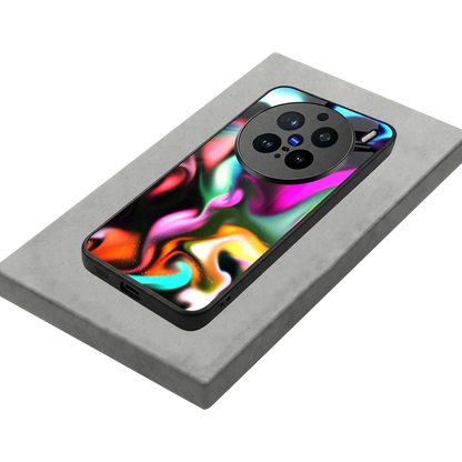 Aurora Glow stylish phone case for vivo x200 pro | glossy glass and slim fit
