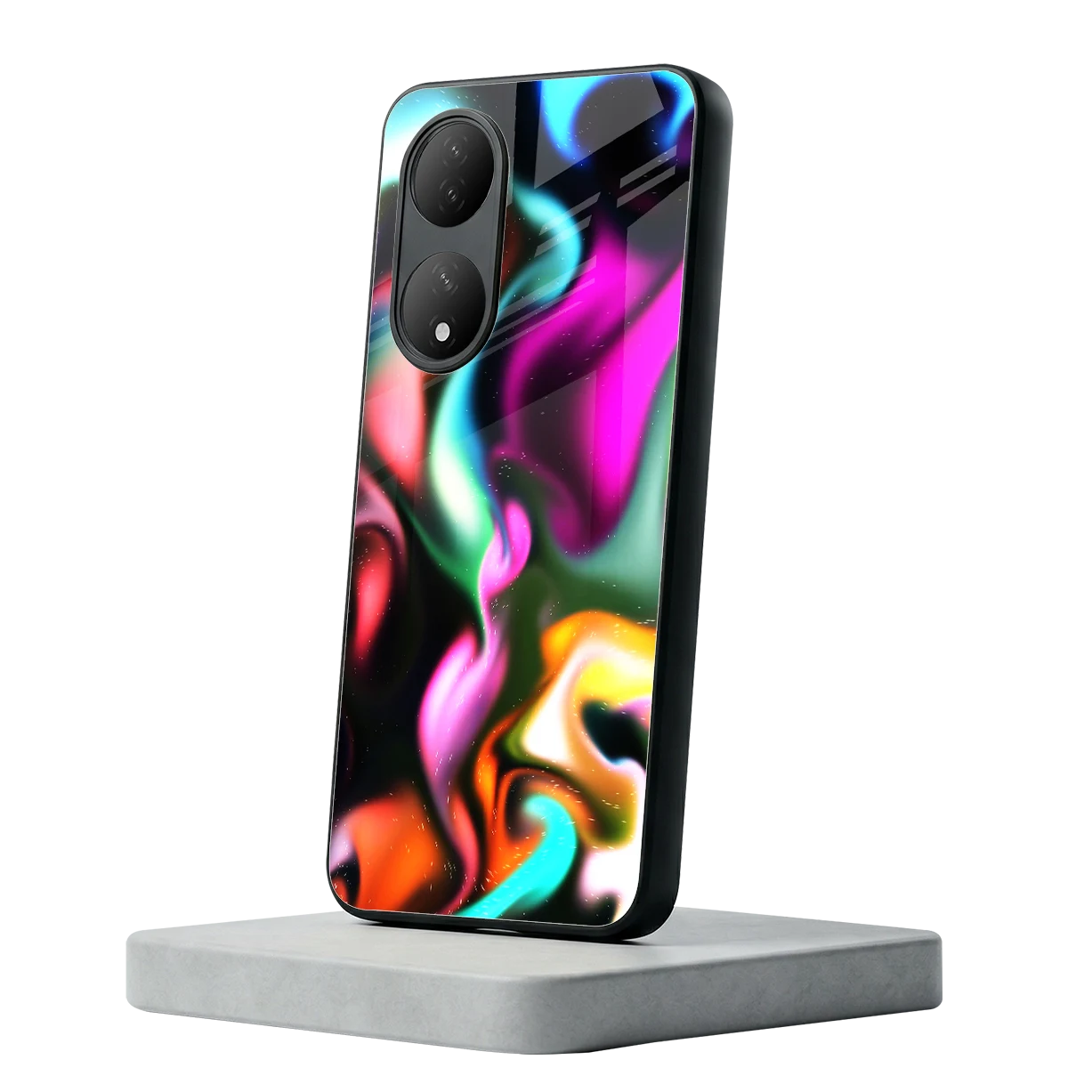 Aurora Glow Vivo-y100 mobile cover | shockproof glass phone case
