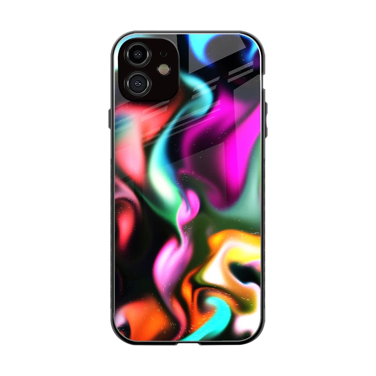 Aurora Glow back phone cover | glass case for iphone 12