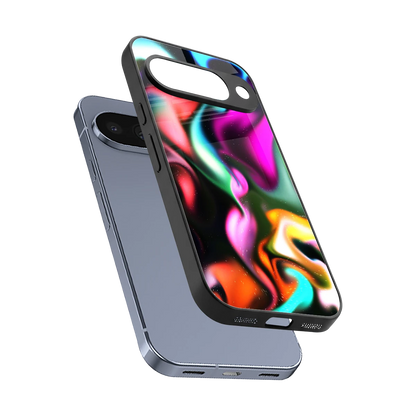 Aurora Glow sleek google pixel 10 cover with tempered glass back and TPU edges