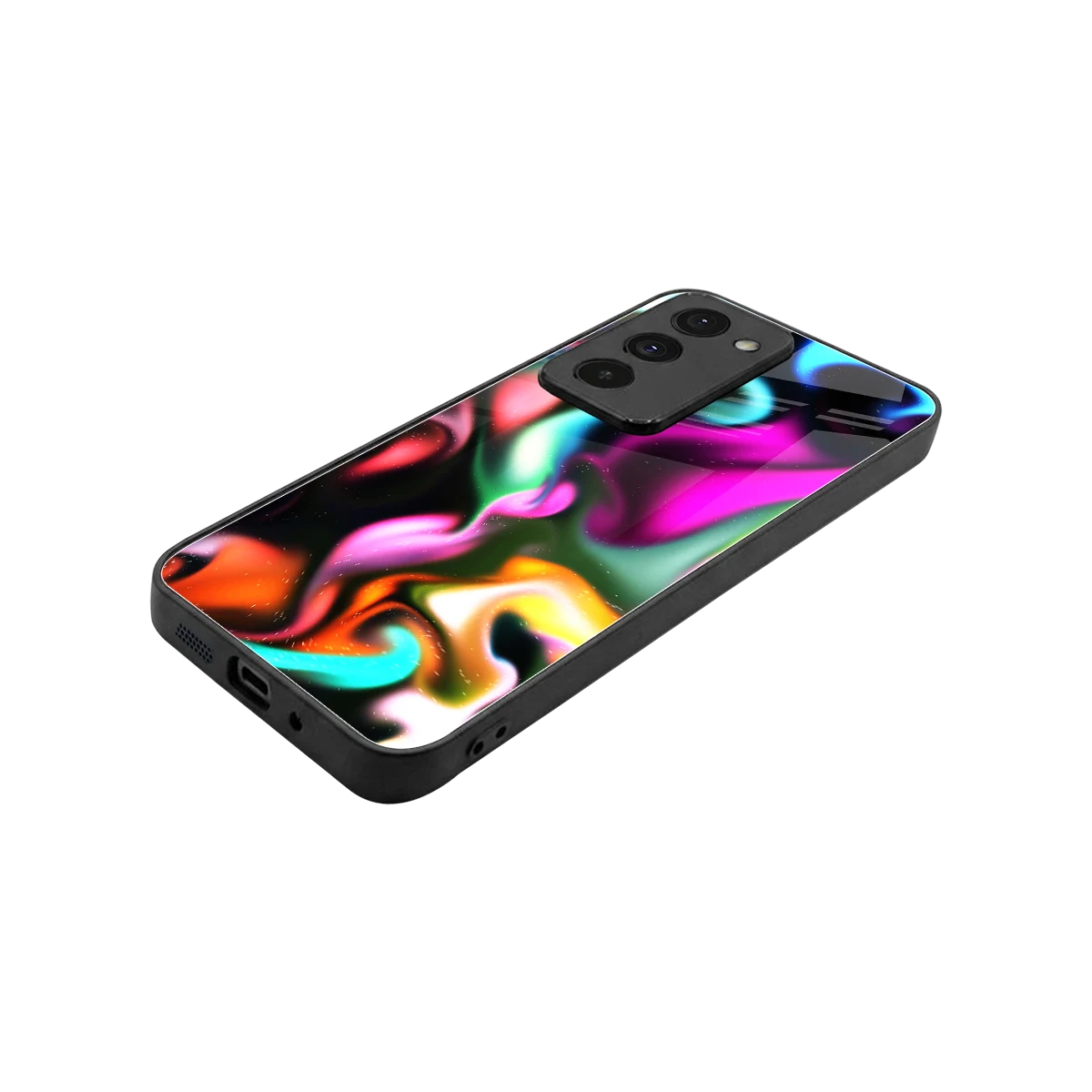 Aurora Glow stylish phone case for redmi 15 5g | glossy glass and slim fit