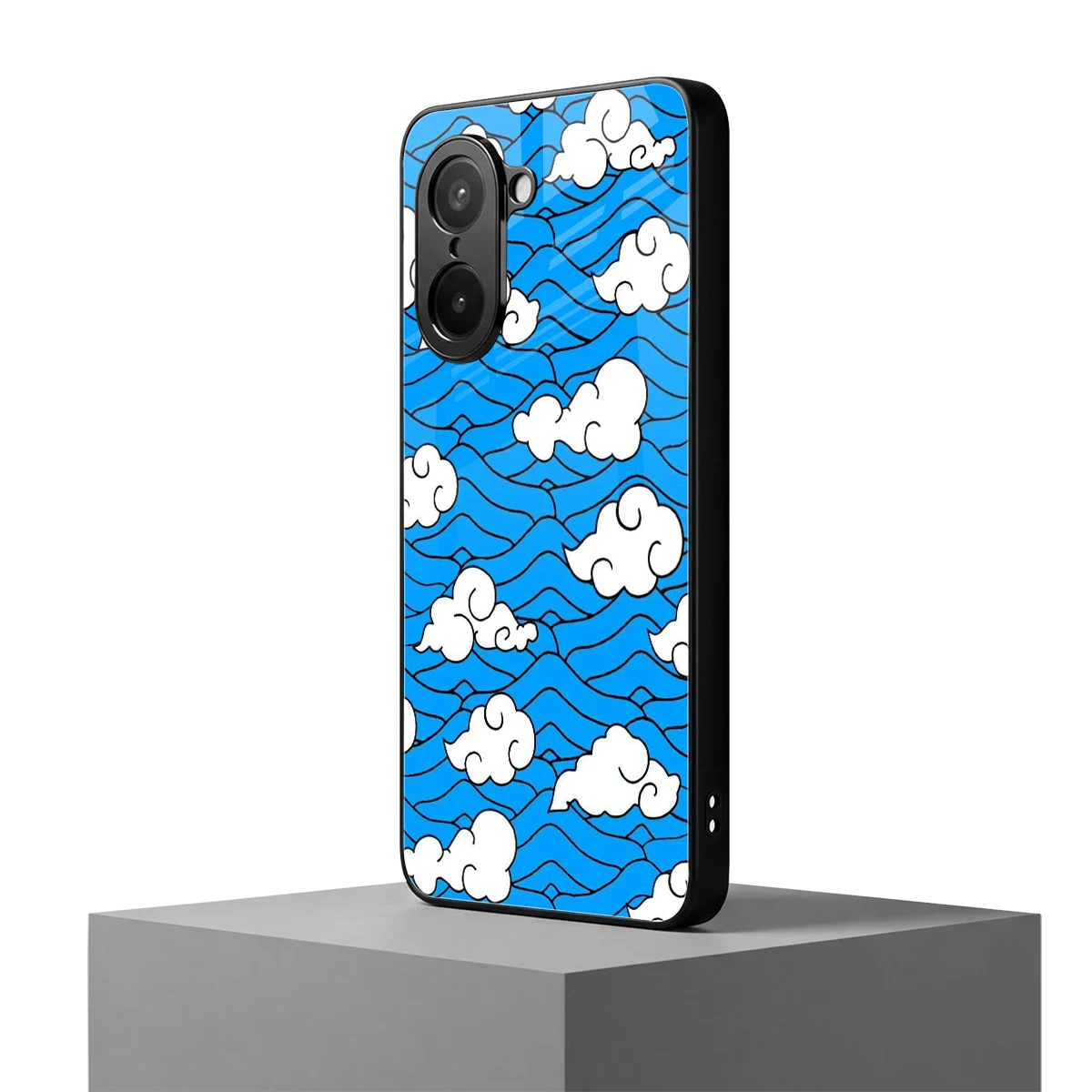 Azure Dreams oneplus nord ce5 5g mobile cover | shockproof glass phone case