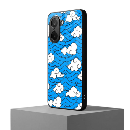Azure Dreams oneplus nord ce5 5g mobile cover | shockproof glass phone case