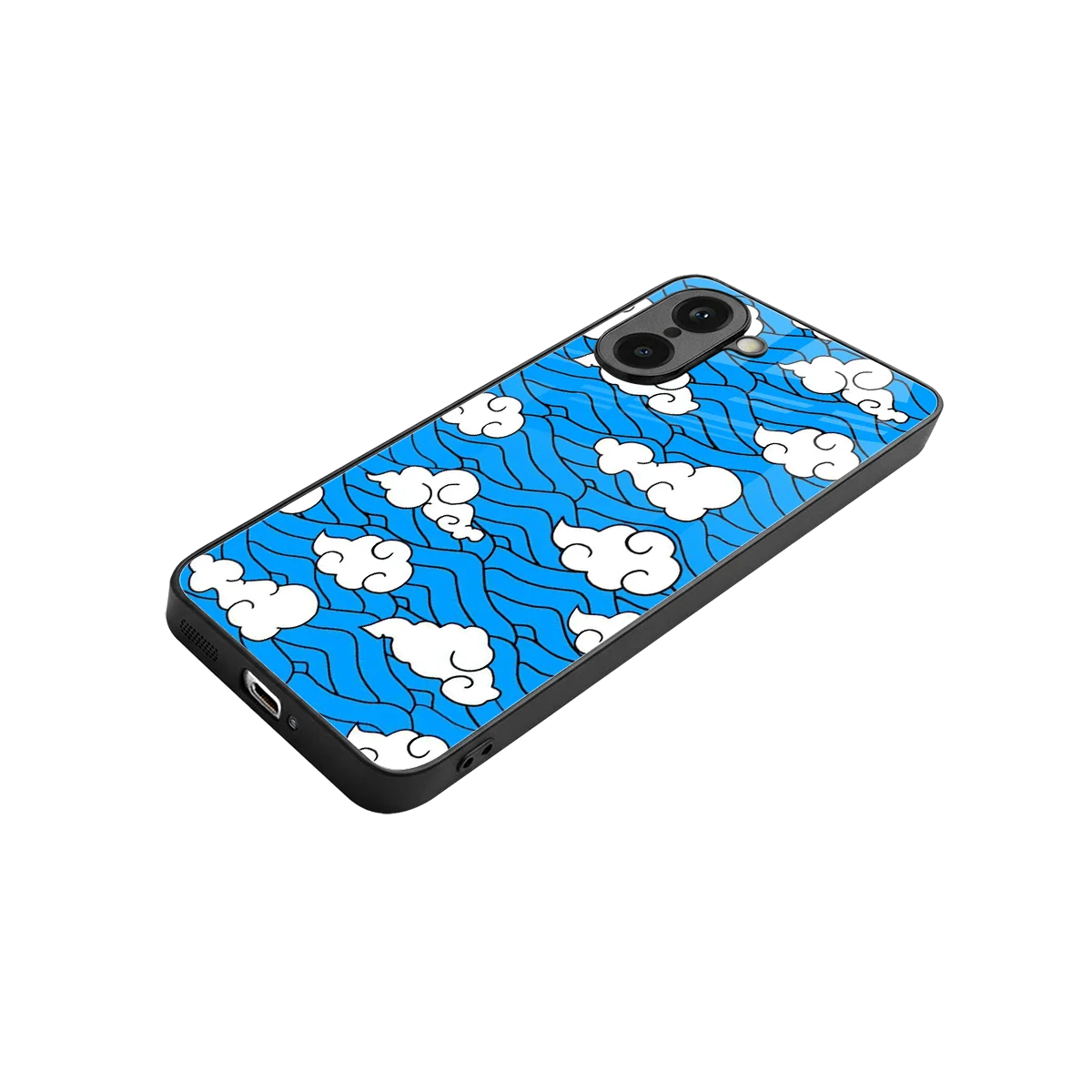Azure Dreams stylish phone case for oneplus nord ce5 5g | glossy glass and slim fit