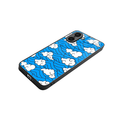 Azure Dreams stylish phone case for oneplus nord ce5 5g | glossy glass and slim fit