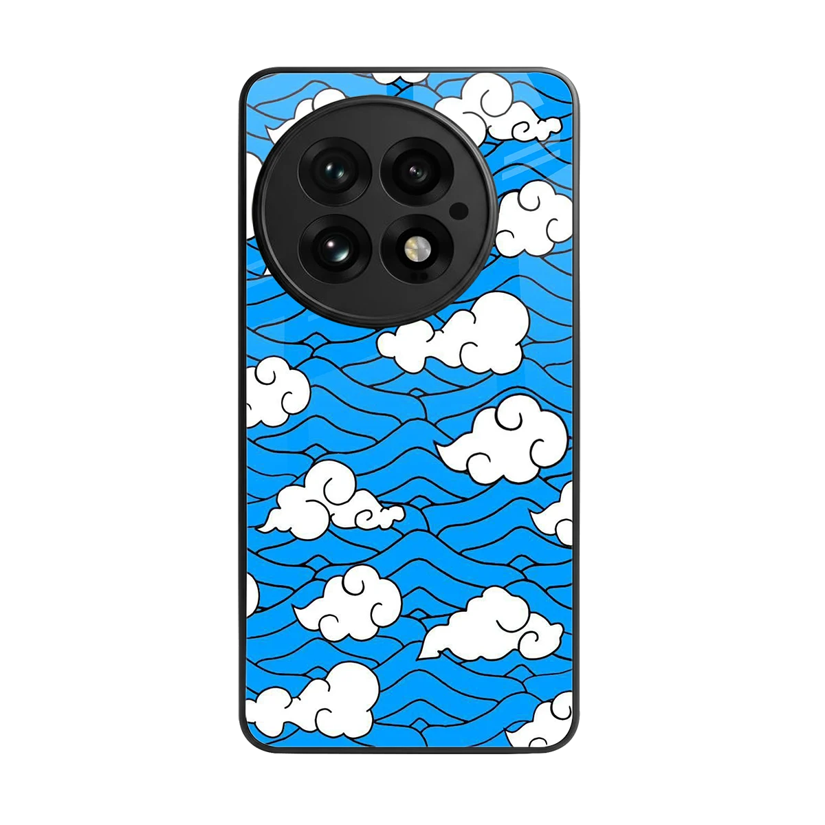 Azure Dreams back phone cover | glass case for oneplus 13