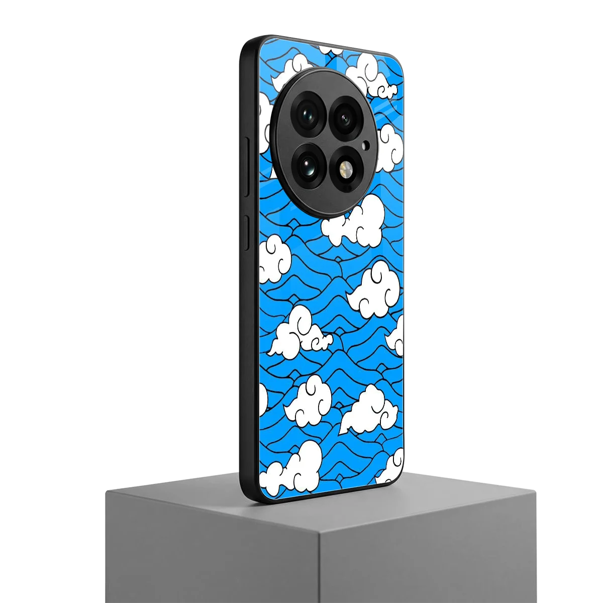 Azure Dreams oneplus 13 mobile cover | shockproof glass phone case