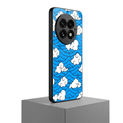 Azure Dreams oneplus 13 mobile cover | shockproof glass phone case