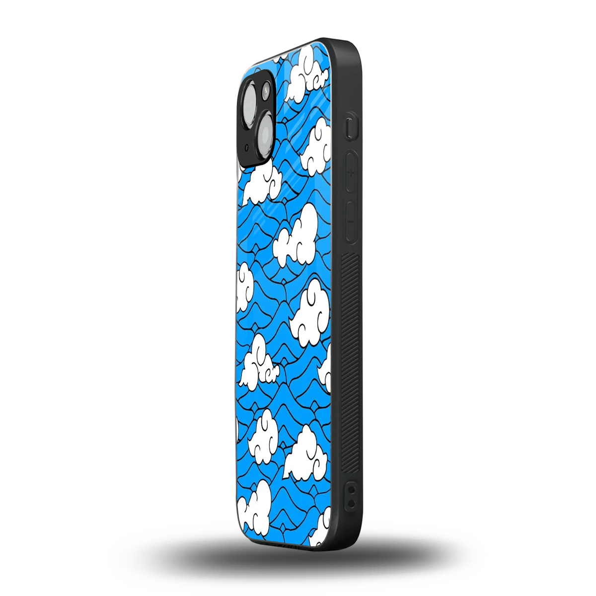 Azure Dreams iphone 14 plus mobile cover | shockproof glass phone case