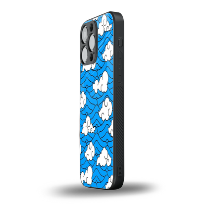Azure Dreams iphone 15 pro max mobile cover | shockproof glass phone case