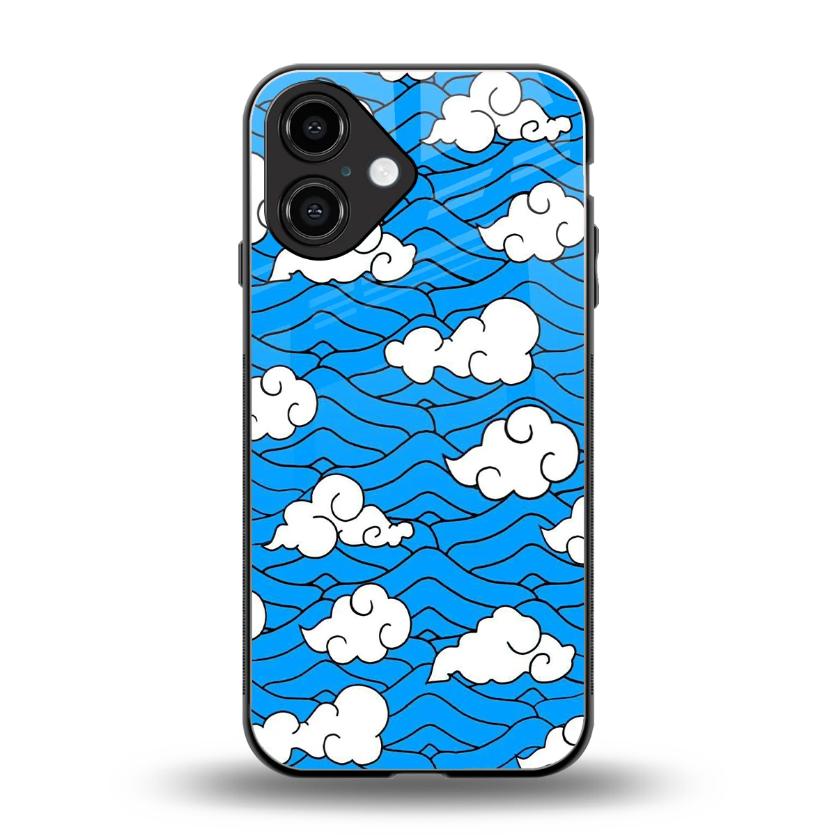 Azure Dreams back phone cover | glass case for iphone 16