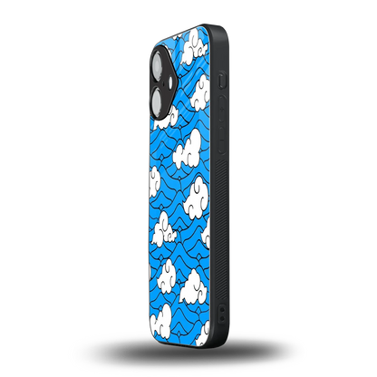 Azure Dreams iPhone 16 mobile cover | shockproof glass phone case