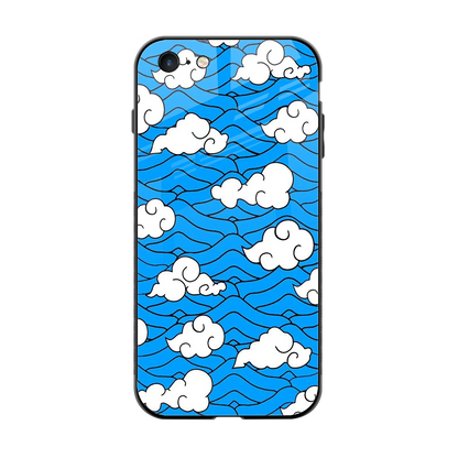 Azure Dreams back phone cover | glass case for iphone 6s plus