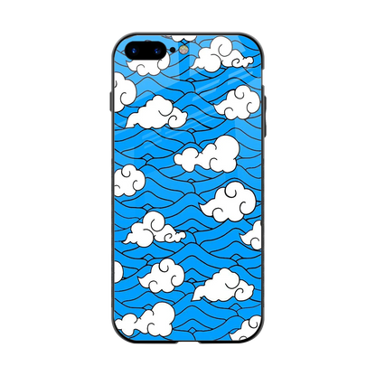 Azure Dreams back phone cover | glass case for iphone 8 plus
