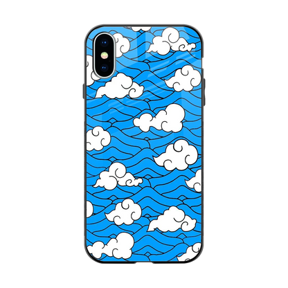 Azure Dreams back phone cover | glass case for iphone x
