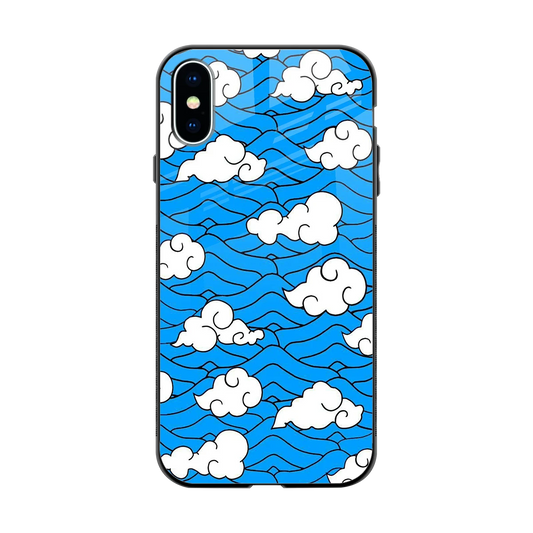 Azure Dreams back phone cover | glass case for iphone x