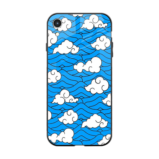 Azure Dreams back phone cover | glass case for iphone xr
