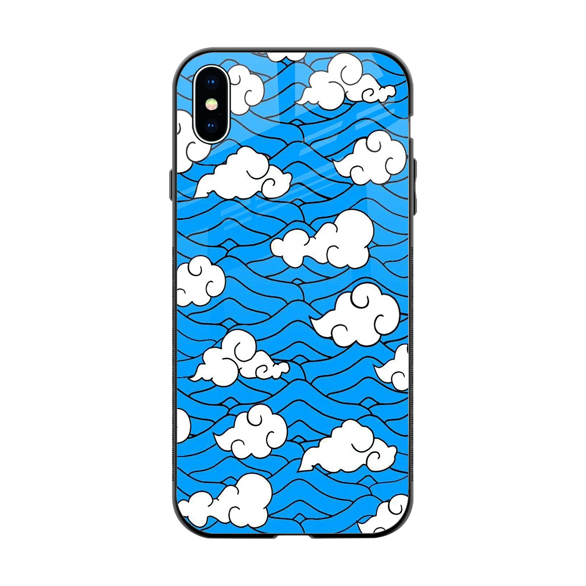 Azure Dreams back phone cover | glass case for iphone xs max