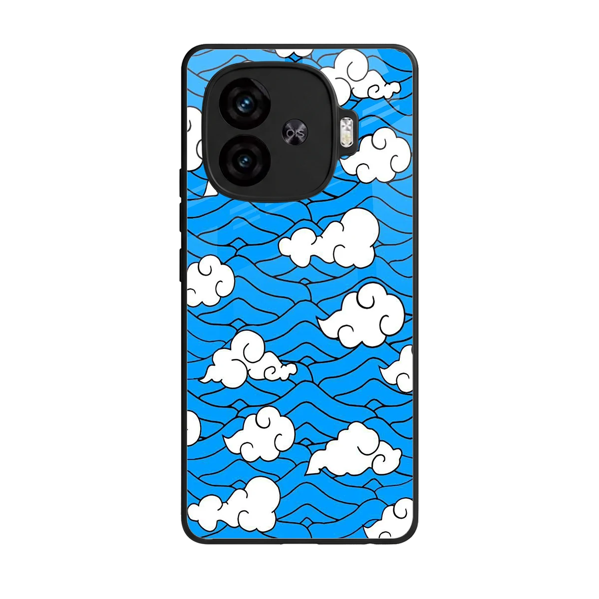 Azure Dreams back phone cover | glass case for iqoo neo 10r 5g