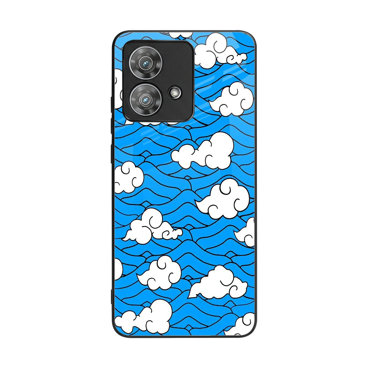 Azure Dreams back phone cover | glass case for motorola edge 40 neo 5g