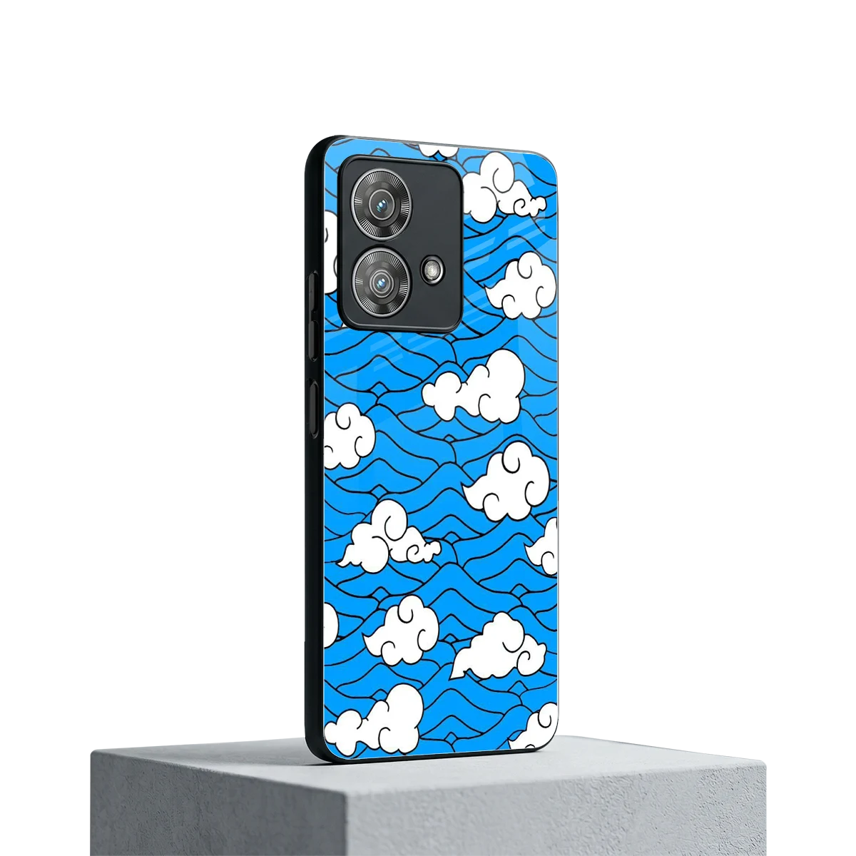 Azure Dreams motorola edge 40 neo 5g mobile cover | shockproof glass phone case