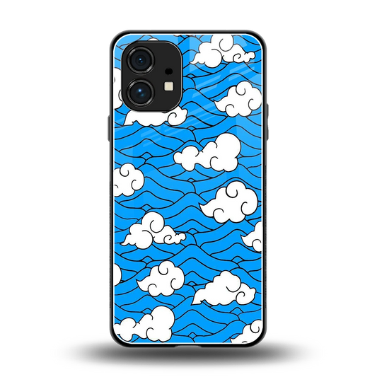 Azure Dreams back phone cover | glass case for nothing phone 1