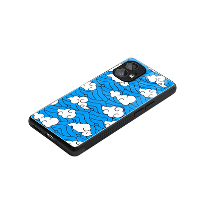 Azure Dreams stylish phone case for nothing phone 1 | glossy glass and slim fit