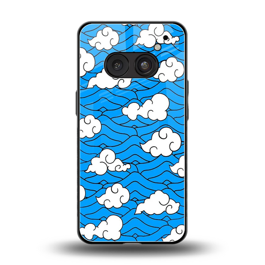 Azure Dreams back phone cover | glass case for nothing phone 2a