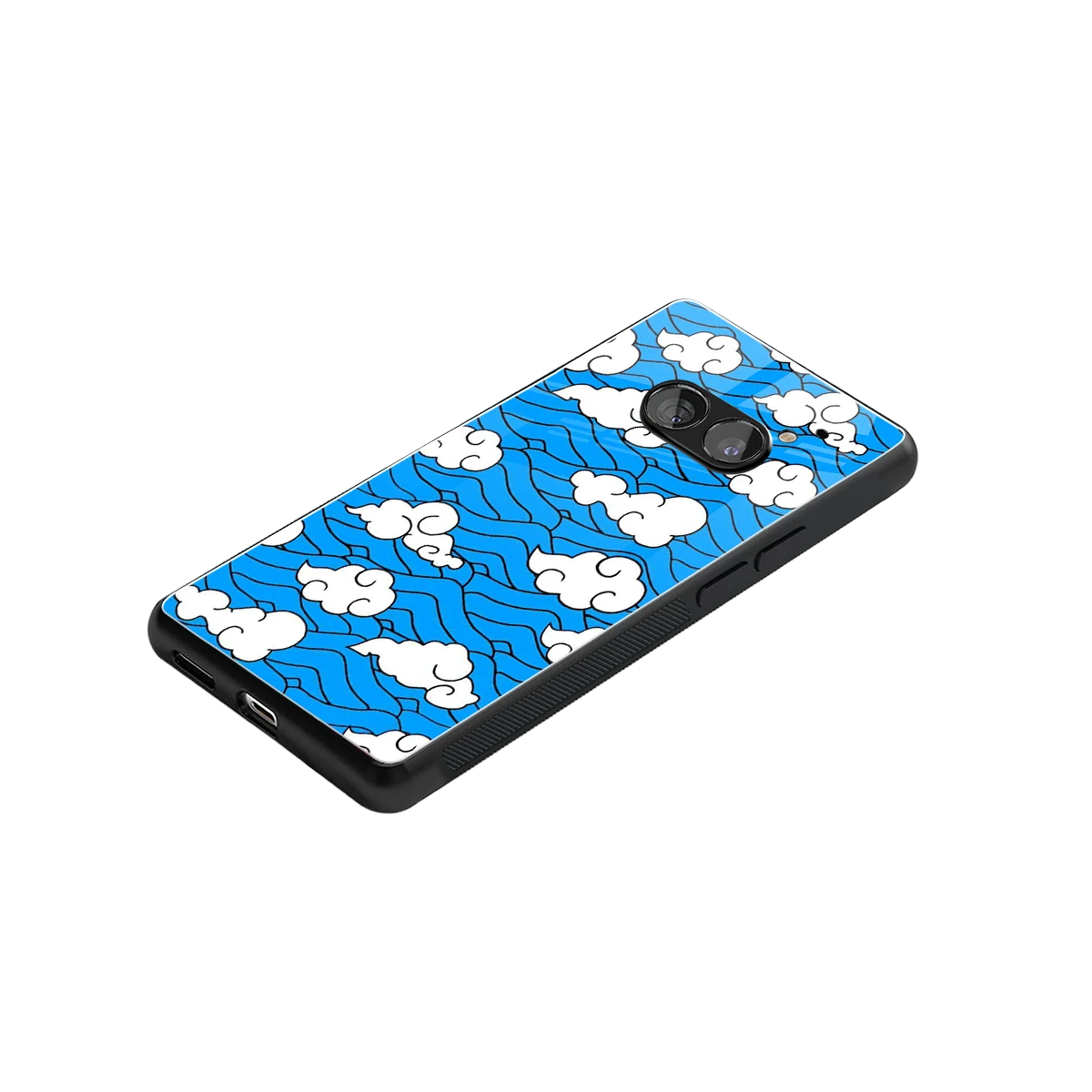Azure Dreams stylish phone case for nothing phone 2a | glossy glass and slim fit
