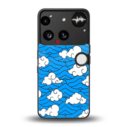 Azure Dreams back phone cover | glass case for nothing phone 3