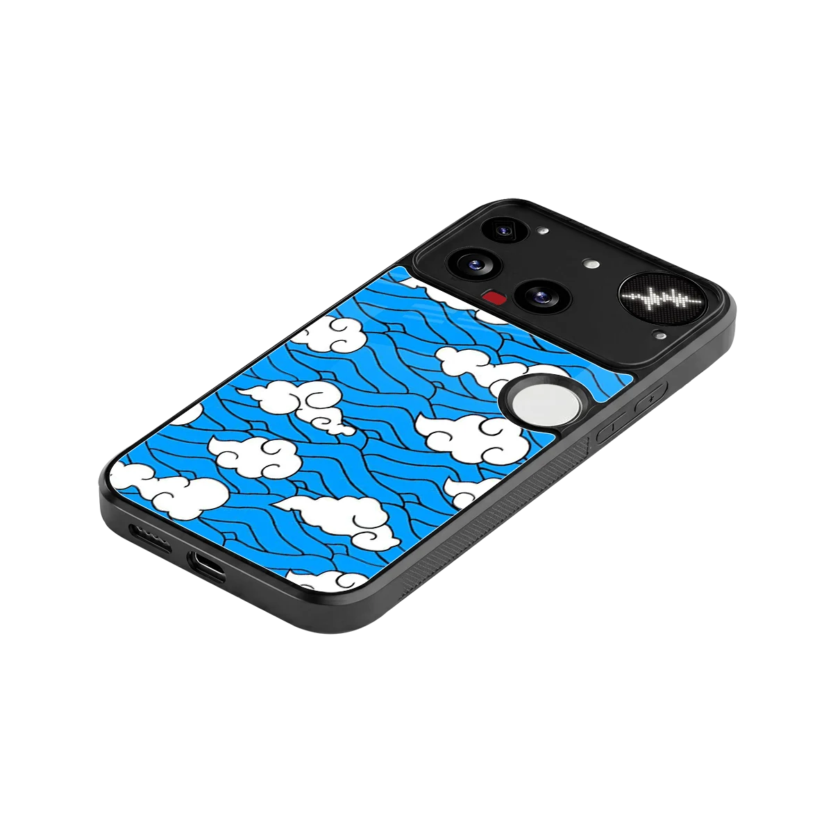 Azure Dreams stylish phone case for nothing phone 3 | glossy glass and slim fit