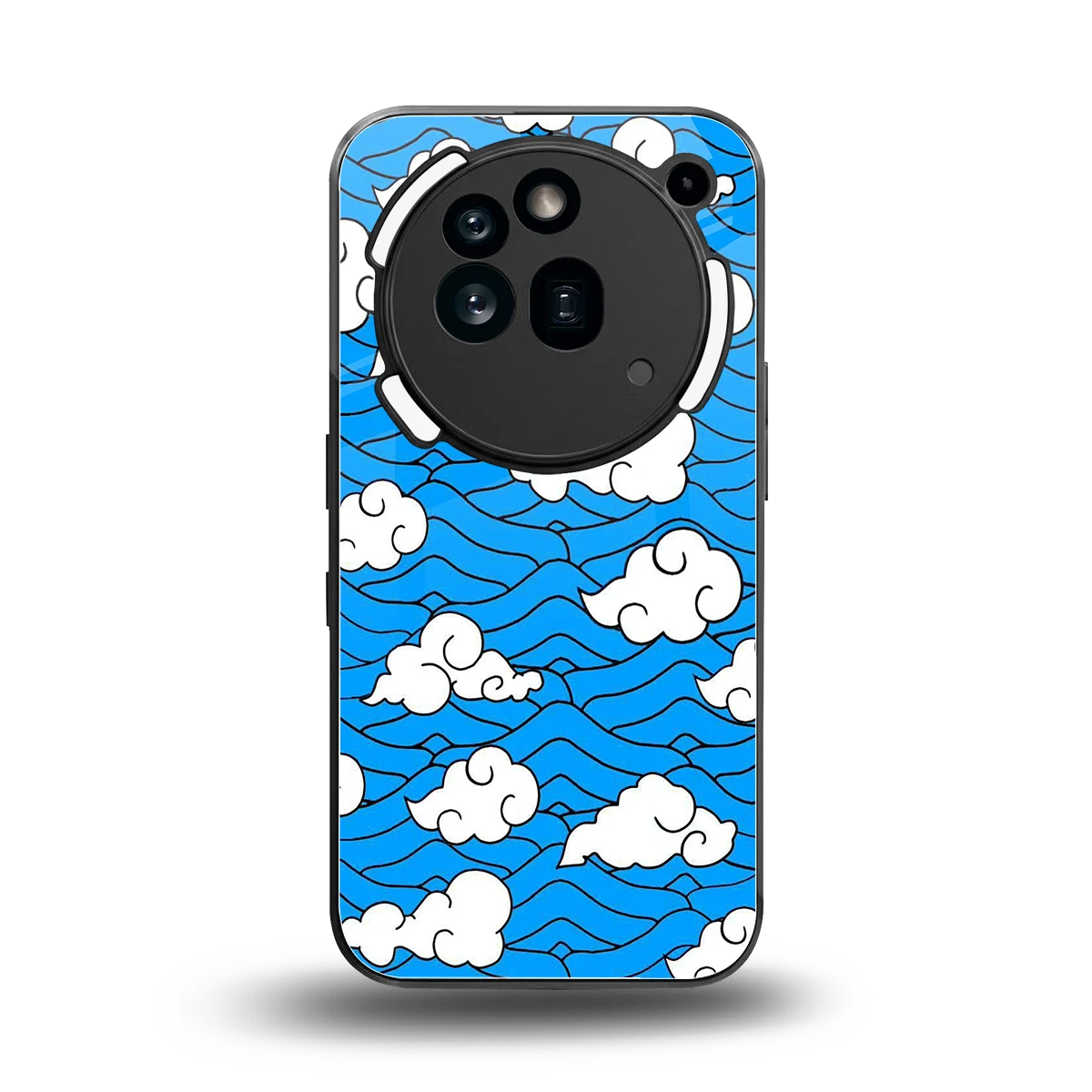 Azure Dreams back phone cover | glass case for nothing phone 3a pro