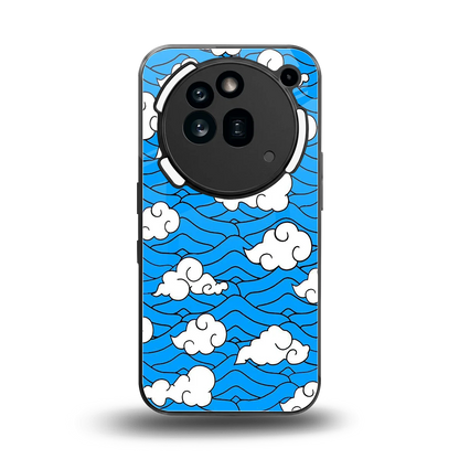 Azure Dreams back phone cover | glass case for nothing phone 3a pro